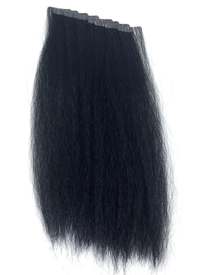 Tape Extensions Kinky Straight Indian Remy 16"