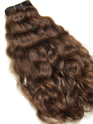Indian Remy French Wave Human Hair Extensions - Wefted Hair 10" - Hairesthetic