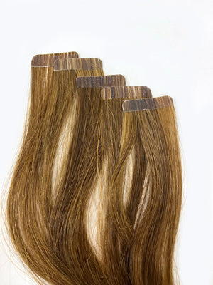Tape Extensions Bodywave Indian Remy 22"