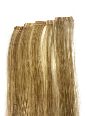 Tape Extensions Silky Straight Indian Remy 14"