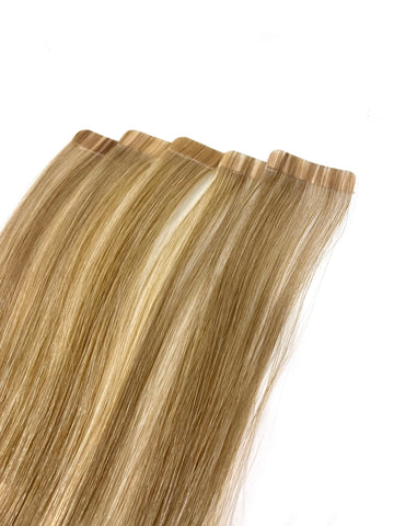 Tape Extensions Silky Straight Indian Remy 16"