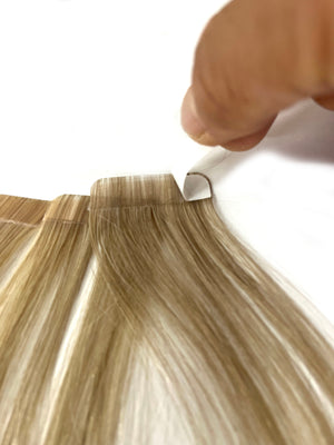 Tape Extensions Silky Straight Indian Remy 16"