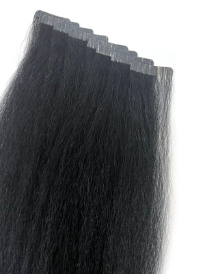 Tape Extensions Kinky Straight Indian Remy 14"