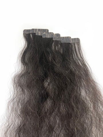 Tape Extensions Kinky Wave Indian Remy 18"