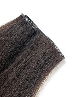 Genius Weft - HD Remy Kinky Straight 18"