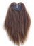 Hair Topper with Kinky Straight - 100% Human Hair 18"