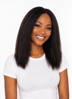 Genius Weft - HD Remy Kinky Straight 16" 100 Grams