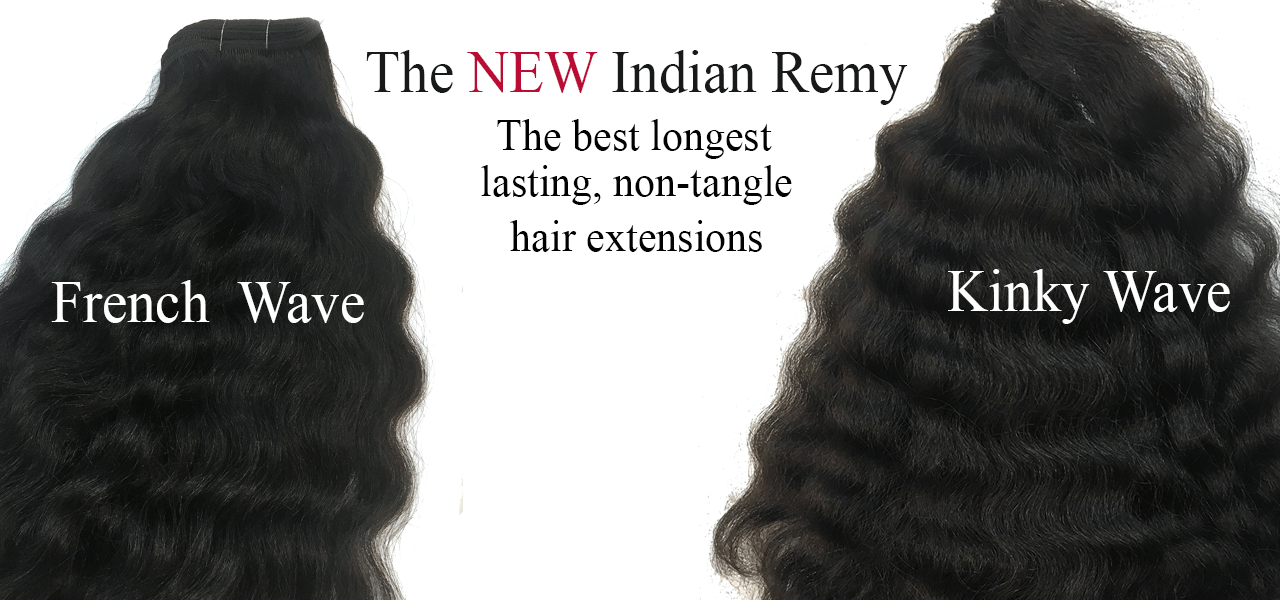 Indian Remy kinky Wave Hair Extensions