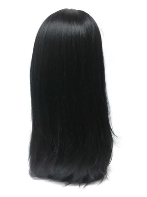 Half Wig 100% Human Hair in Yaki Straight 18" - Hairesthetic