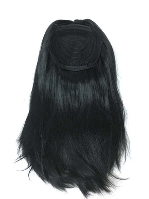 Half Wig 100% Human Hair in Yaki Straight 18" - Hairesthetic