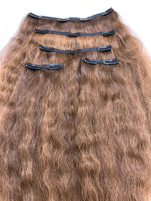 5 piece Kinky Wave 18" Clip on Hair - Hairesthetic