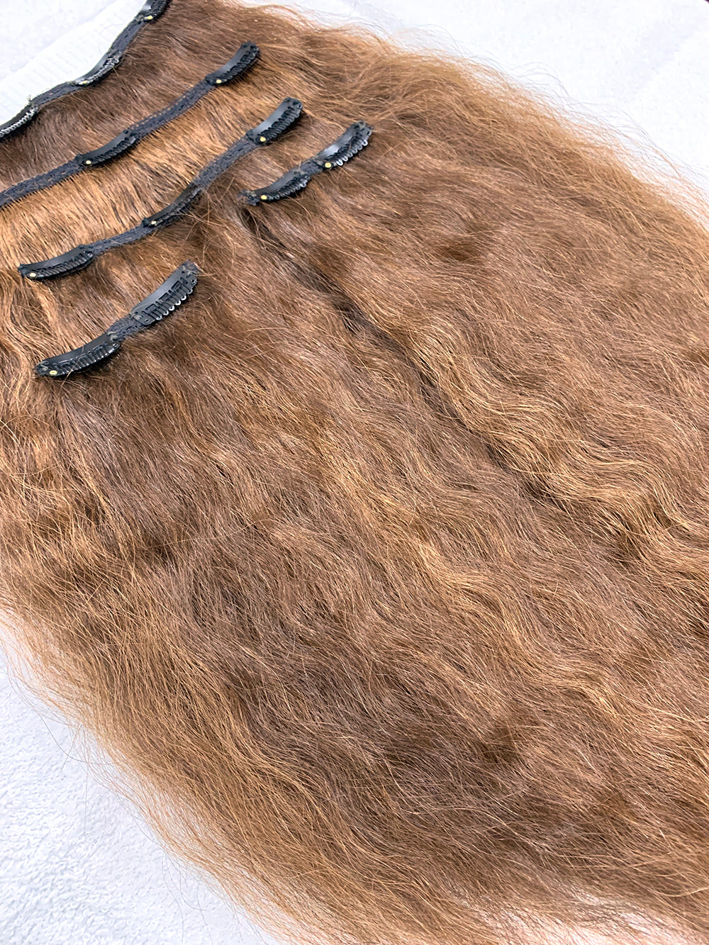 5 piece Kinky Wave 18" Clip on Hair - Hairesthetic