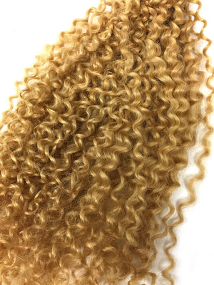 Wrap Around 100% Human Hair Ponytail in Kinky Tight Wave 12" - Hairesthetic