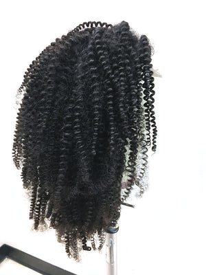 Customized Kinky Curly Wig for Client - Hair Provided by Client - Hairesthetic