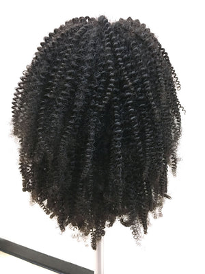 Customized Kinky Curly Wig for Client - Hair Provided by Client - Hairesthetic
