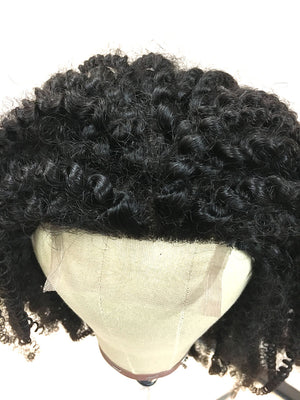 Customized Kinky Curly Wig for Client - Hair Provided by Client - Hairesthetic