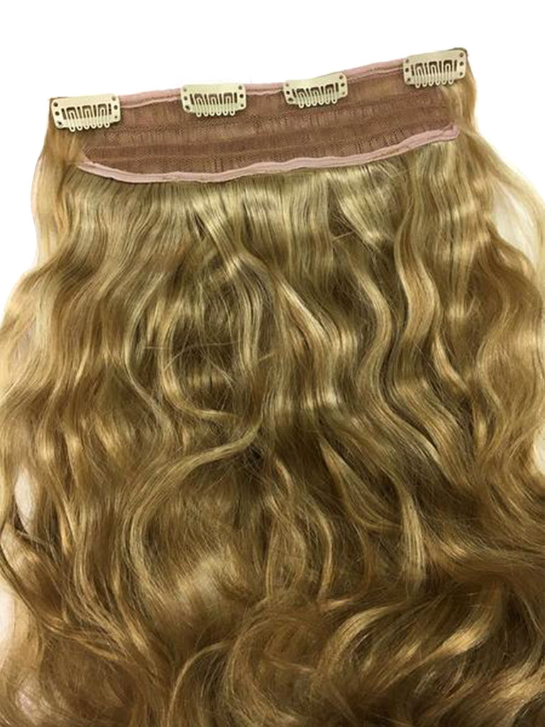 Full Head Single Clip In Extensions in Bodywave 14" - Hairesthetic