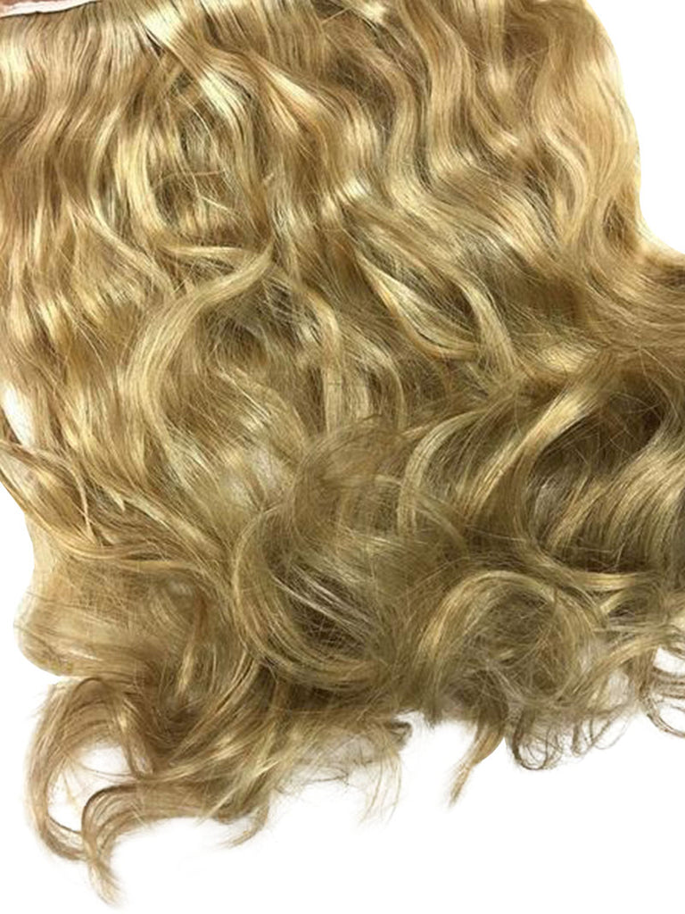 Full Head Single Clip In Extensions in Bodywave 14" - Hairesthetic