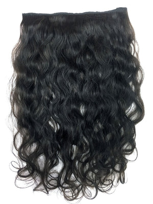 Full Head Single Clip In Extensions in Deep Bodywave 18" - Hairesthetic