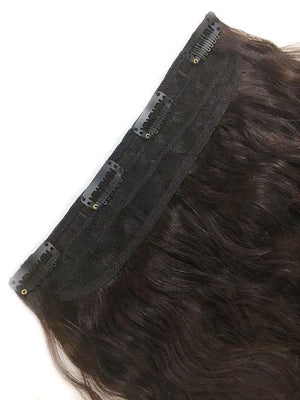 Full Head Single Clip In Extensions in Deep Bodywave 14" - Hairesthetic