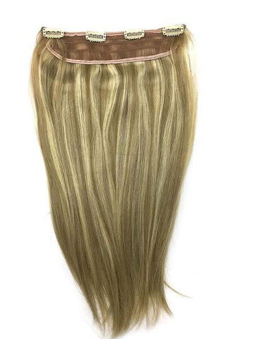 Full Head Single Clip In Extensions in Straight 12" - Hairesthetic