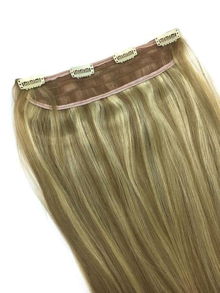 Full Head Single Clip In Extensions in Straight 14" - Hairesthetic
