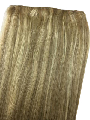 Full Head Single Clip In Extensions in Straight 18" - Hairesthetic