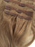Indian Remy Bodywave Clip on Hair, Color 12 - Blonde Brown - Hairesthetic