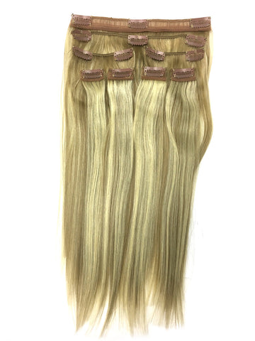 Clip on Human Hair in Straight 22" - Hairesthetic