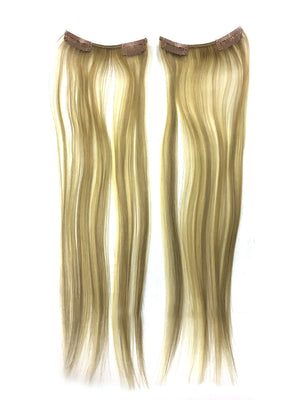 Clip on Human Hair in Straight 12" - Hairesthetic