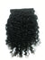 Clip on Human Hair in Brazilian Curly 14" - Hairesthetic