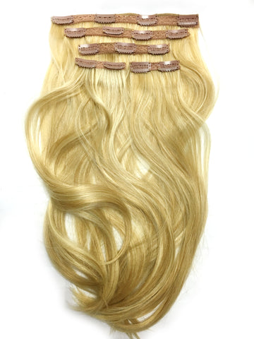 Indian Remy Bodywave Clip on Hair 18" - Hairesthetic