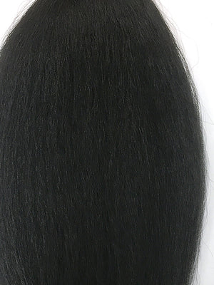 Clip on Human Hair in Kinky Straight 12" - Hairesthetic