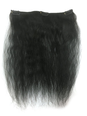 Clip on Human Hair in Kinky Wavy 12" - Hairesthetic