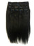 Clip on Human Hair in Yaki Straight 12" - Hairesthetic