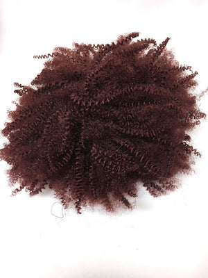 Draw String Ponytail in  Tight Kinky Curly , 100% human hair 14" - Hairesthetic