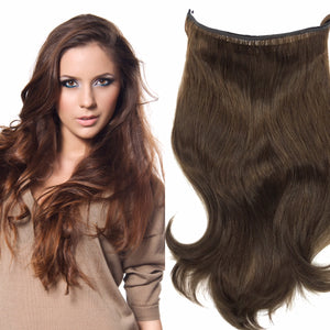 Easy Hair Extensions - Wired Hair Extensions- Dark Colors 20" - Hairesthetic