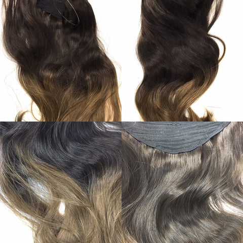 Easy Hair Extensions - Wired Hair Extensions- Ombre Colors 20" - Hairesthetic