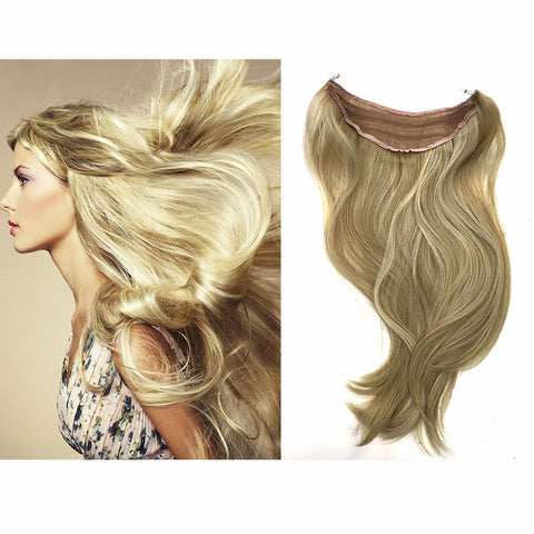 Easy Hair Extensions - Wired Hair Extensions- Blonde Colors 20" - Hairesthetic