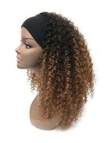 Head Band Half Wig - 100% Human Hair Tight Kinky Wave 18" - Hairesthetic