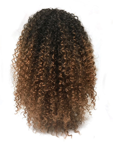 Head Band Half Wig - 100% Human Hair Tight Kinky Wave 18" - Hairesthetic