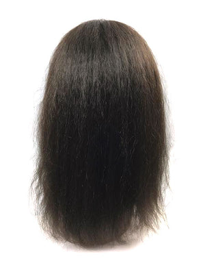 Hair Topper with Kinky Straight-100% Human Hair 14" - Hairesthetic