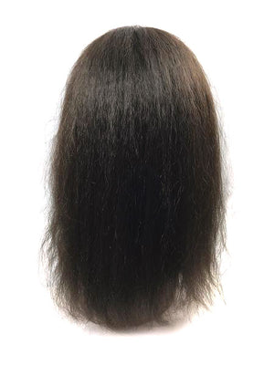 Hair Topper with Kinky Straight-100% Human Hair 18" - Hairesthetic