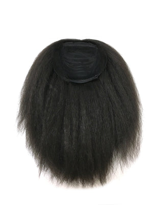 Half Wig 100% Human Hair in Kinky Straight 14" - Hairesthetic