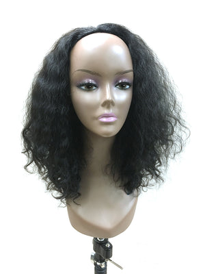 Half Wig 100% Human Hair in Kinky Wave 14" - Hairesthetic