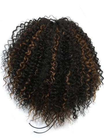 Draw String Ponytail in Kinky Curly , 100% human hair 14" - Hairesthetic