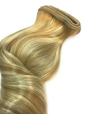 Indian Remy Bodywave Human Hair Extensions - Wefted Hair 14" - Hairesthetic