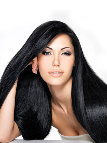 Indian Remy Silky Straight Human Hair Extensions - Wefted Hair 12" - Hairesthetic