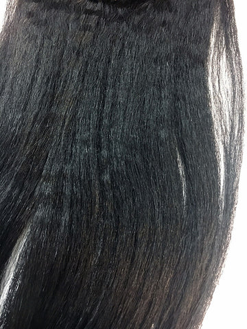 Lace Front Closure 4x4" with Kinky Straight Hair 16" - Hairesthetic