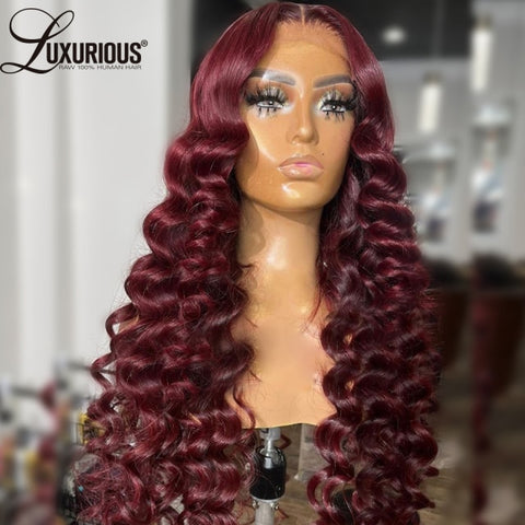 Lace Front Wig For Women Loose Deep Wave Wigs 180%